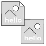 Anverso y reverso iguales