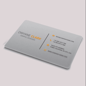 Tarjeta de visita PVC 2