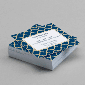 Tarjeta de visita cuadradas