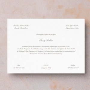 Tarjetas e Invitaciones clasicas - PrintaPrint