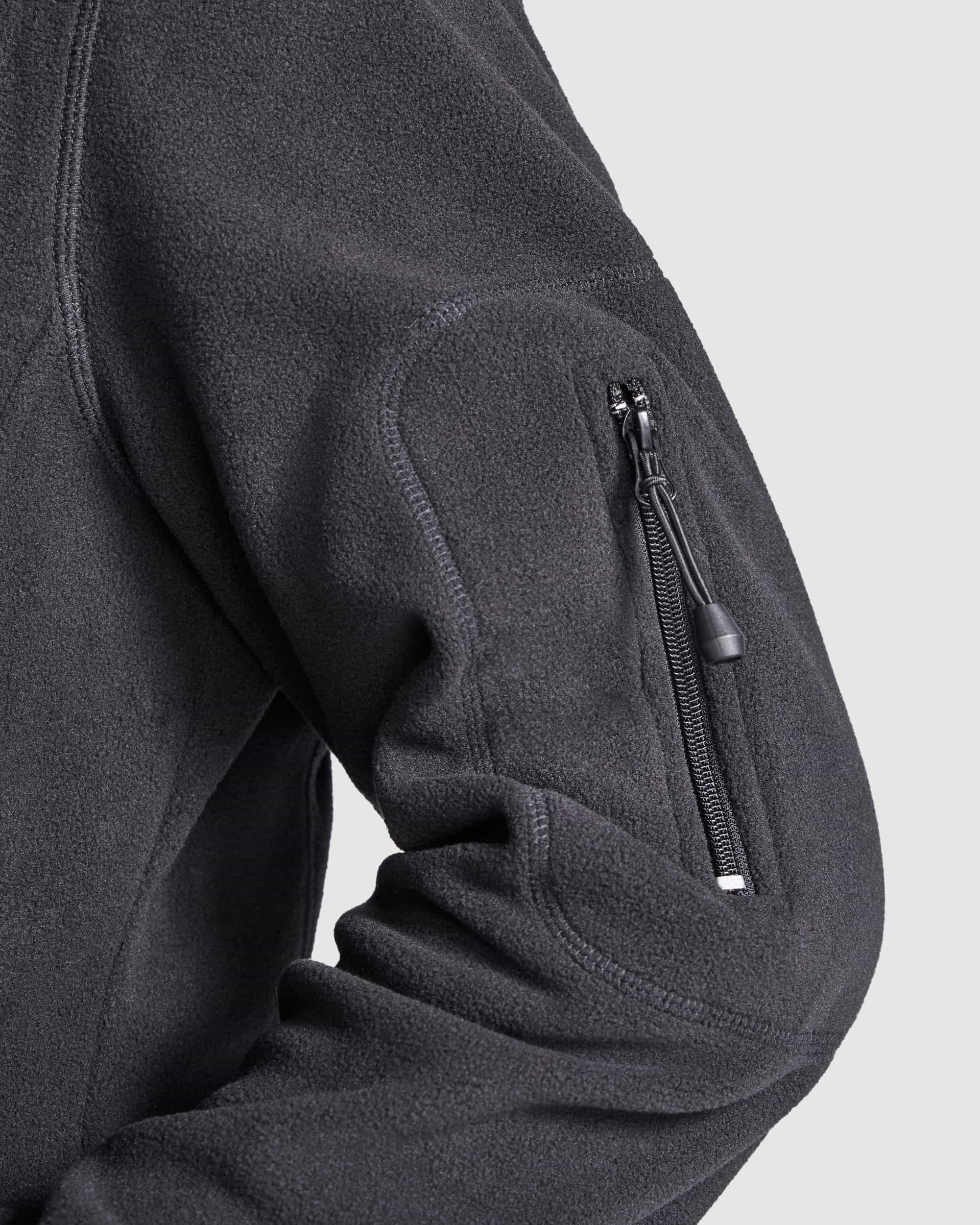 Sudadera Polar LUCIANE - Detalle Bolsillo Manga